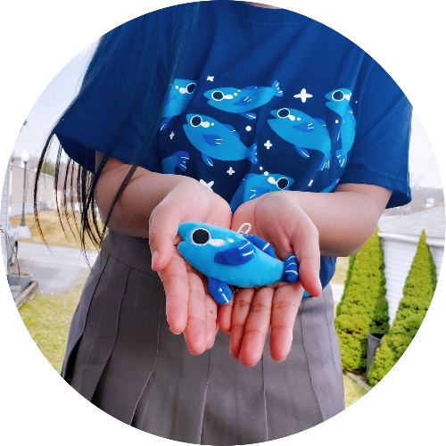 Crybaby! Plush Series - BLUE Crybaby 4 inch Plush Keychain