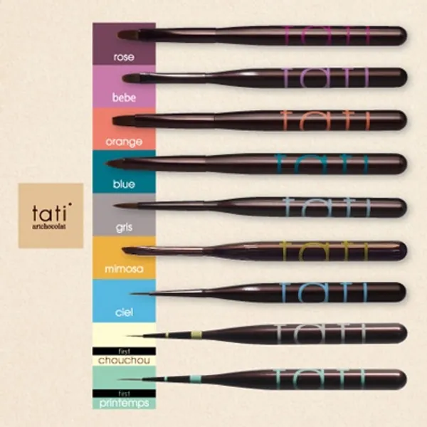 Tati Art Chocolat Brush Starter Set of 9 | tati | MARIE BEAUTY SUPPLY