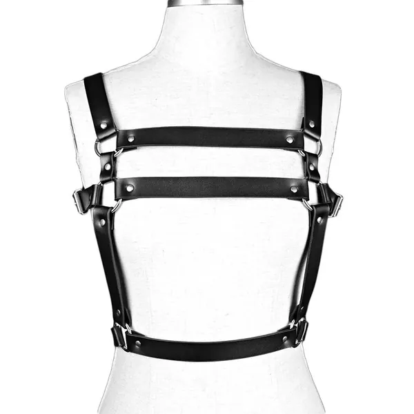 Barbas - Chest Harness, Gothic Harness, Straps, Belt, Bondage, Pu Leather