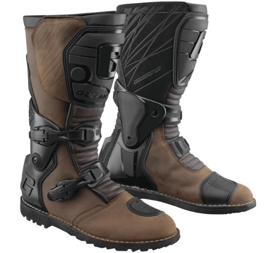 Gaerne G-Dakar Mens Leather Motorcycle Boots Brown 9 USA