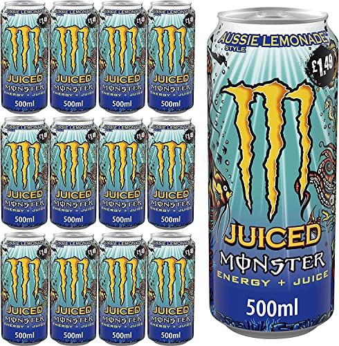 Monster Energy Aussie Style Lemonade 500ml PM (Pack of 12), 500 ml