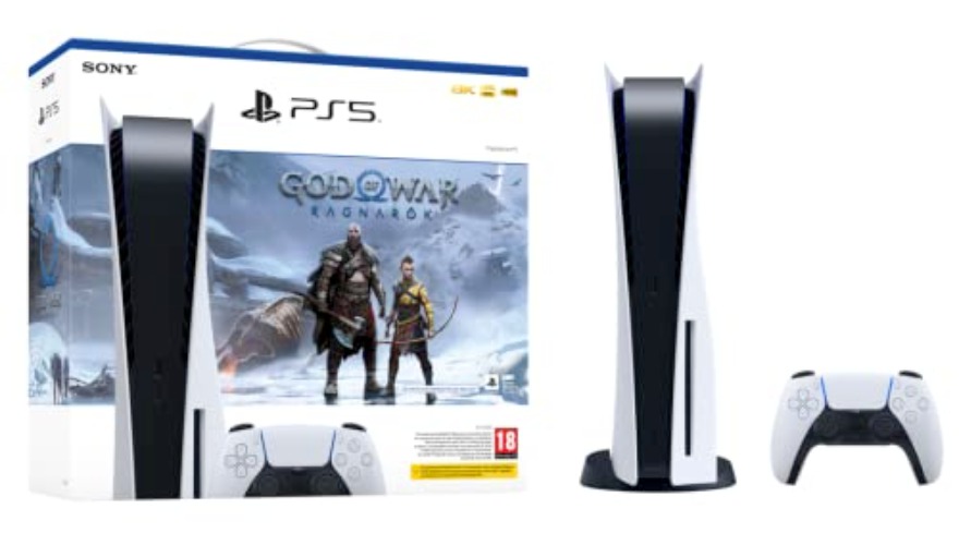 PlayStation 5 Standard Console + God of War Ragnarök