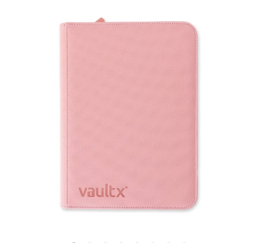 Vault-X Zip Binder 9 Pocket - Just Pink 