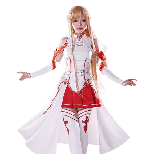 DokiDoki-R Anime Sword Art Online Cosplay Yuuki Asuna Costume SAO | Costume Only M-PRESALE