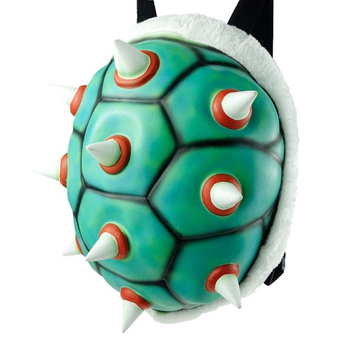 Koopa Troopa Backpack Turtle Style Spiked Shell Bag Cosplay Costume Prop from Super Mario Bowser Accessory