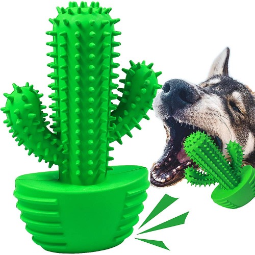 Dog Chew Toys Dog Toothbrush Stick Teeth Cleaning Brush Dental for Medium Large Dog, Puppy Christmas,Easter Birthday Gifts, Outdoor Dog Squeaky Toys for Aggressive Chewers Tough Toys Interactive - For Medium Dog Green