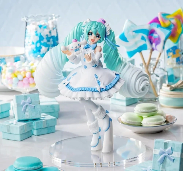 Cinnamoroll - Piapro Characters - Hatsune Miku - Hatsune Miku x Cinnamoroll - Luminasta - White Dress Ver. (SEGA) - Brand New