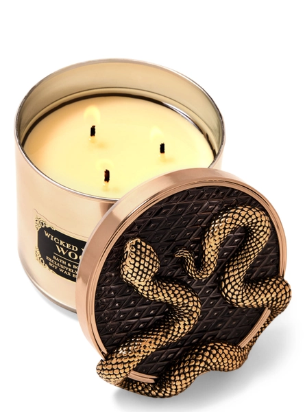 Wicked Vanilla Woods 3-Wick Candle  | Bath & Body Works