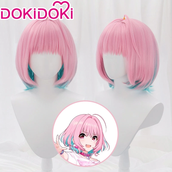 DokiDoki Game THE IDOLM@STER CINDERELLA GIRLS Cosplay Yumemi Riamu Wig IDOLMASTER