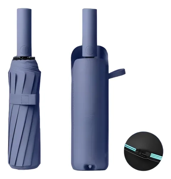 Paraguas Plegable Automático Reflectante Uv Reforzado Iunik