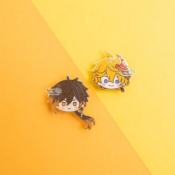 Zhongli Hard Enamel Pin