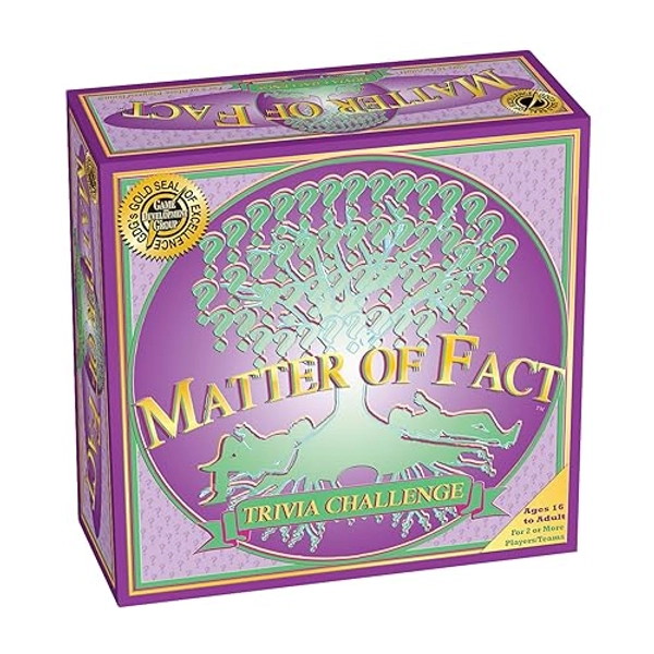 Matter of Fact — Fun Fast-Paced, Rapid-Fire Trivia Challenge with Quirky, Entertaining Categories — Great for Adult & Family Game Night
