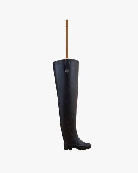 Women's Océane Ponti Lined Thigh Boot Black | Le Chameau Fishing
