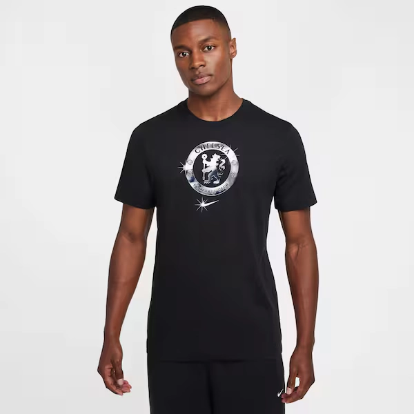 Chelsea Nike Crest T-Shirt - Black