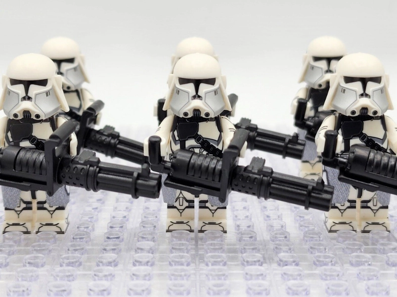 CUSTOM Star Wars Heavy Assault Clone Trooper Brick Minifigure