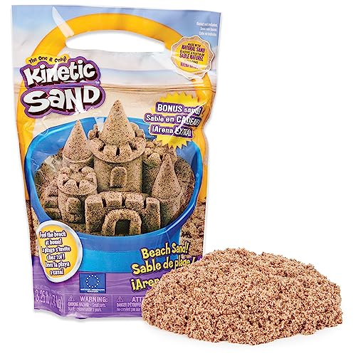 Kinetic Sand, The Original Moldable Play Sand, 3.25lbs Beach Sand, Sensory Toys for Kids Ages 3 and up (Amazon Exclusive) - 3.25lb Beach Sand