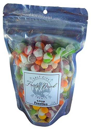 5oz Sour Freetles - Freeze Dried Candy - Sour - 5 Ounce (Pack of 1)