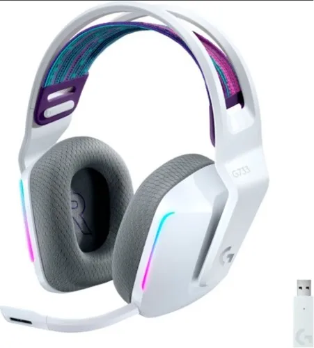 Logitech Wireless Gaming Headset for PC - White