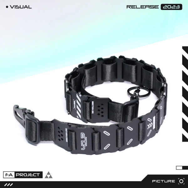 Armored Webbing Belt Strap Tactical Futuristic TBONE-417