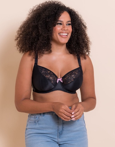 Curvy Kate Spellbound Balcony Bra Black | 38JJ