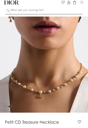 Dior necklace 
