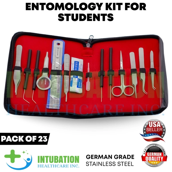 Entomology Dissecting Kit Dissection Anatomy Medical Veterinary Student Practice Biology lab kit Students Training Kits German Grade