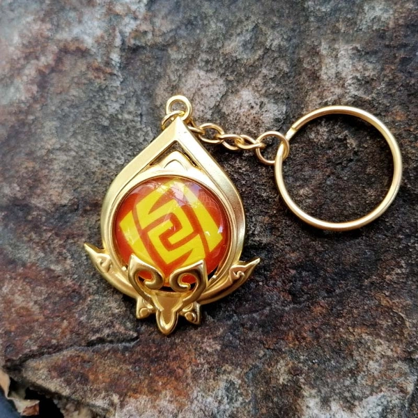 Sumeru Vision Keychain Genshin Impact Element Vision - Geo