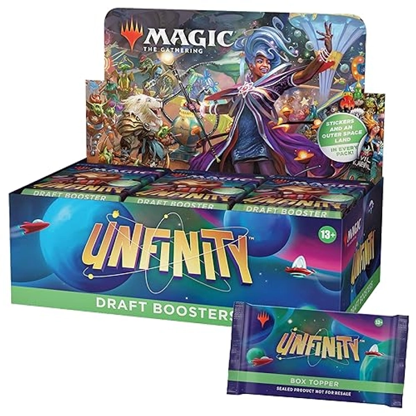 Magic The Gathering Unfinity Draft Booster Box, 36 Packs & Box Topper