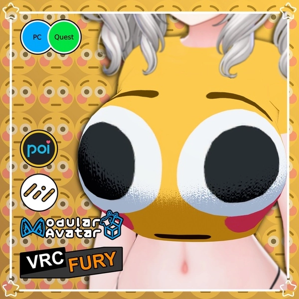 Flush Emoji Outfit - Milltina | ミルティナ【12 アバター対応】