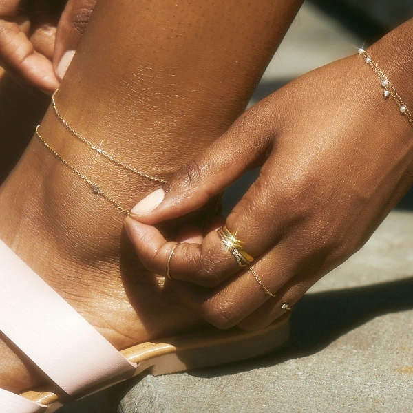 Sweet Nothing Gold Anklet