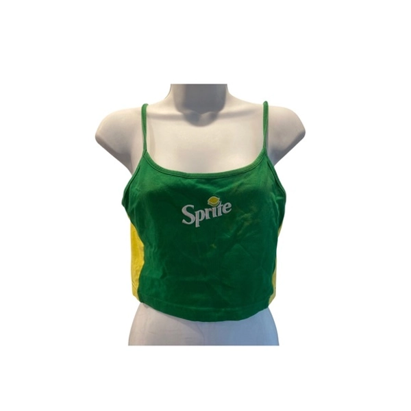 Sprite Cropped Tank Top Medium