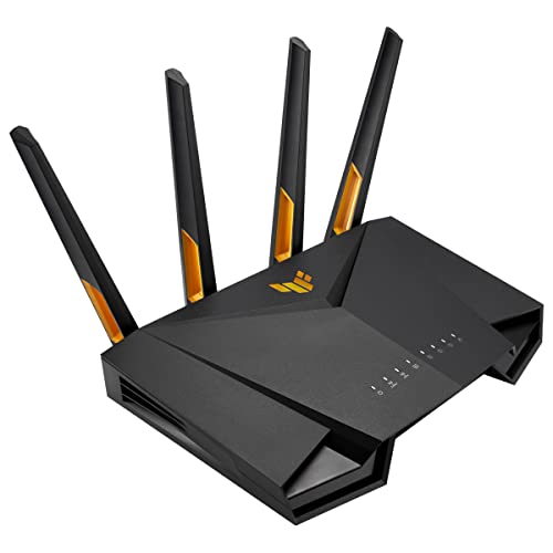ASUS TUF Gaming AX3000 V2 Dual Band WLAN kombinierbarer Router (Tethering als 4G und 5G Router-Ersatz, WiFi 6, bis zu 3000 Mbit/s, Mobile Game Mode, 2,5Gbit/s Port, AiMesh, AiProtection Pro) - TUF - WiFi6 - 3.000 Mbit/s