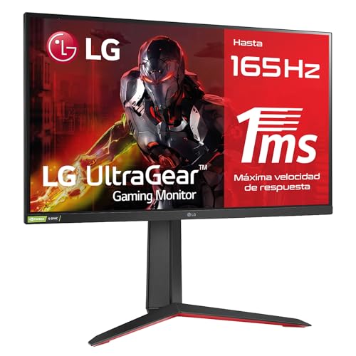 LG Electronics 27GP850P-B Ultragear™ Gaming Monitor 27'' (68cm), QHD, Nano IPS, HDR400, 1ms GtG, 165 Hz, NVIDIA G-Sync™, AMD FreeSync™- Schwarz - 27 Zoll - 2024