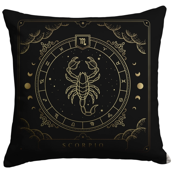 Zodiac Series - Scorpio Throw Pillow