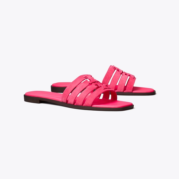 Tory Burch Ines Slide in pink, size 11