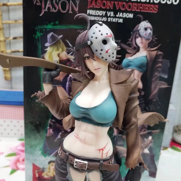 NEW Horror Movie Freddy Vs Jason Bishoujo Statue Anime Action Figure Toy