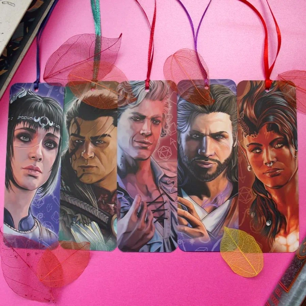 Baldur's Gate Ribbon Bookmarks