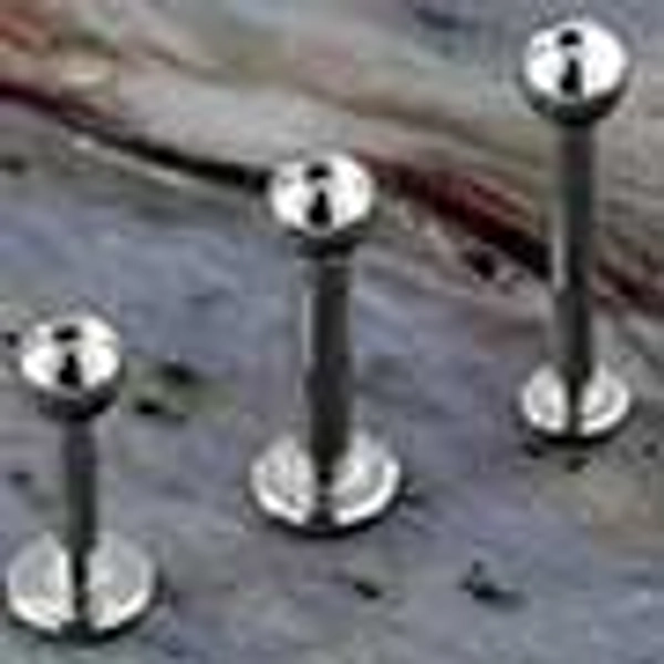 Titanium Internally Threaded Labret for Multiple Piercings