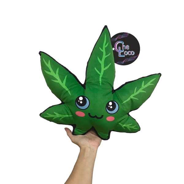 Almofada 3D simulação folha erva