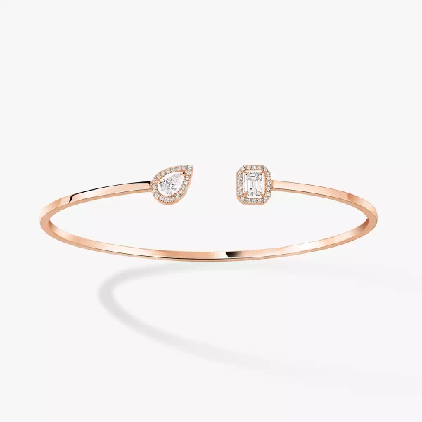 My Twin Toi & Moi Thin Bangle 0.15ct x2
