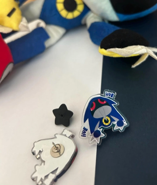 Metal Sonic HUE HUE Goofy Pin