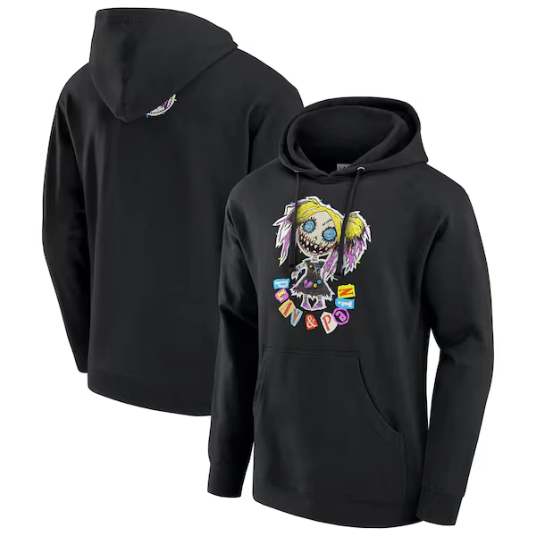 Men's WWE  Black Alexa Bliss Pain & Play Pullover Hoodie