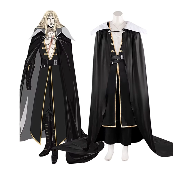 Game Season 4 Alucard Cosplay Costume Black Uniform For Men Christmas Halloween Party Outfits - AliExpress 200000532