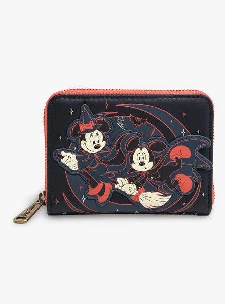 Loungefly Disney Mickey & Minnie Halloween Glow-in-the-Dark Wallet - BoxLunch Exclusive