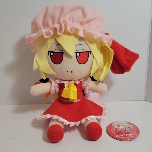 Touhou Fumo Plush - Fran Flan 1.5 series 26 Flandre Scarlet w/ Badge - US Seller