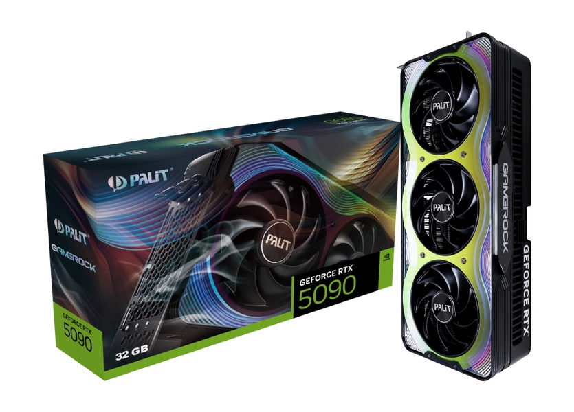 Palit GeForce RTX 5090 GameRock 32GB GDDR7 PCI-Express Graphics Card