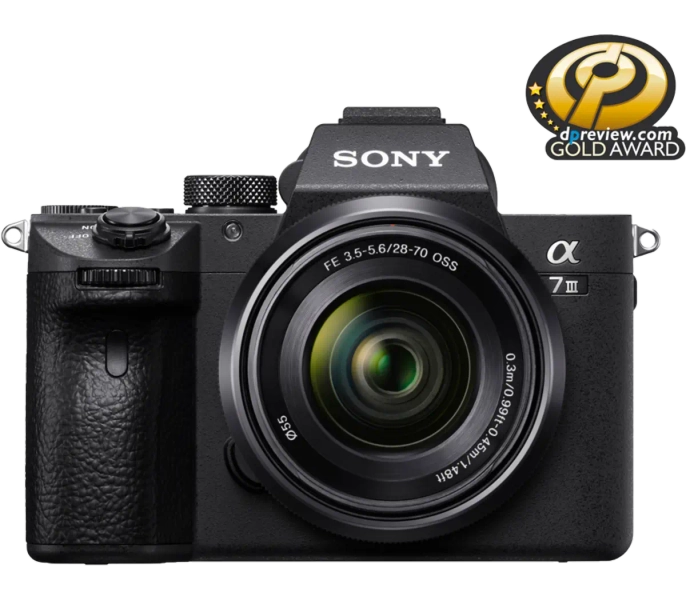 Sony Alpha 7 III - Full-frame Interchangeable Lens Camera & Lens Kit 24.2MP, 10FPS, 4K/30p |ILCE7M3K