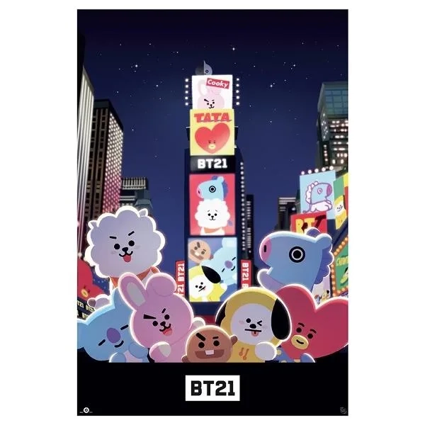 BT21: Times Square Poster (91.5x61cm) - Neo Tokyo