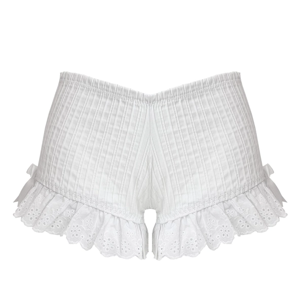 White Stripes cotton mini bloomers — Buttress & Snatch