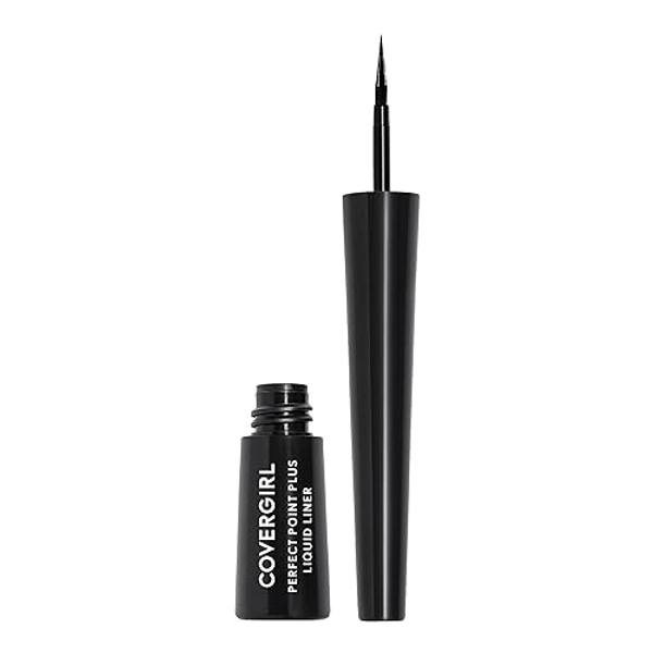 COVERGIRL - Perfect Point Plus Liquid Eyeliner, Black Onyx - 200, 2.5 Milliliters